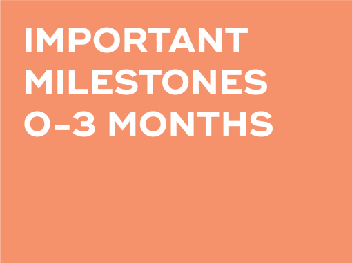 IMPORTANT MILESTONES 0-3 MONTHS