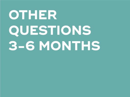 OTHER QUESTIONS 3-6 MONTHS